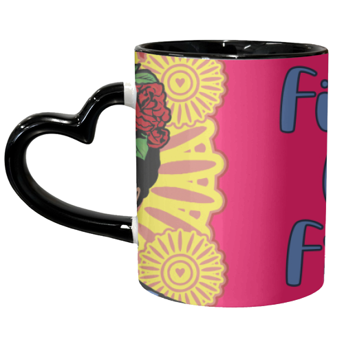 Fierce like Frida - unique mug by Bite Your Granny