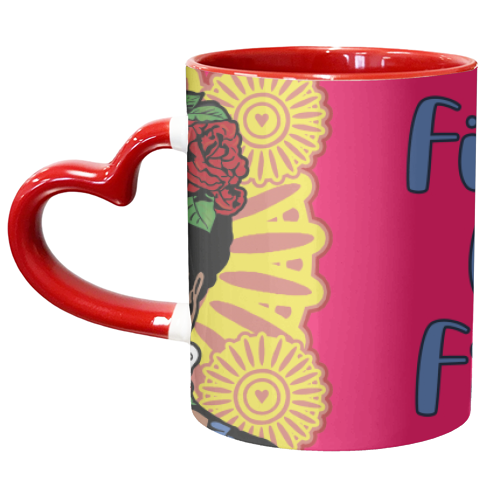 Fierce like Frida - unique mug by Bite Your Granny