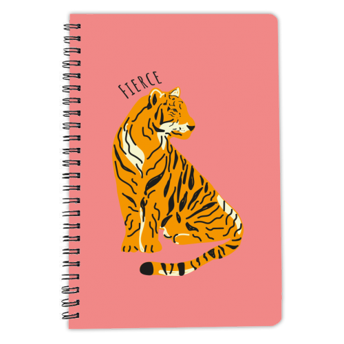Fierce - personalised A4, A5, A6 notebook by Laura Lonsdale