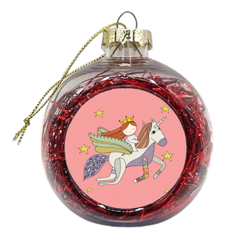Fifi & Flash - xmas bauble by Nichola Cowdery