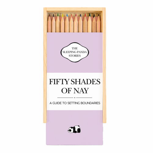 FIFTY SHADES OF NAY - Coloured Pencils with Box by Ms Doodle