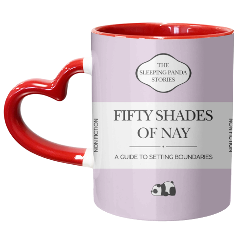FIFTY SHADES OF NAY - unique mug by Ms Doodle