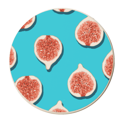 Fig Lover - personalised beer coaster by Uma Prabhakar Gokhale