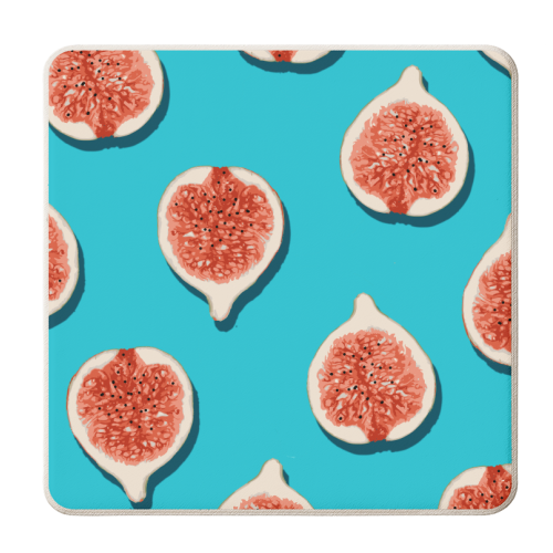 Fig Lover - personalised beer coaster by Uma Prabhakar Gokhale