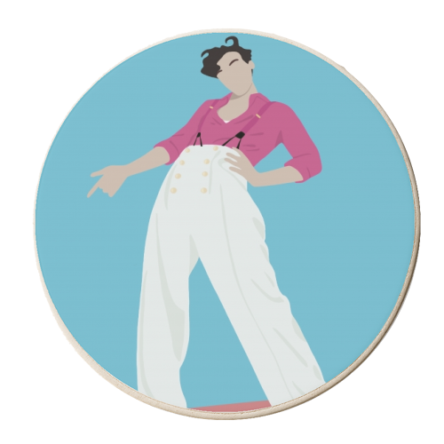 Fine Line - personalised beer coaster by Cheryl Boland