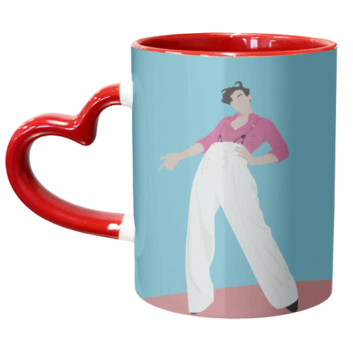 Fine Line - unique mug by Cheryl Boland