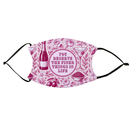 Finer Things - face cover mask by Lilly Rose