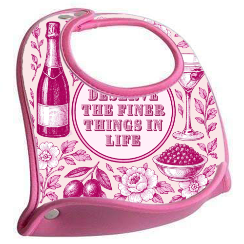 Finer Things - feeding bib by Lilly Rose