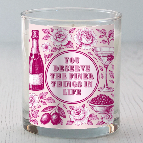 Finer Things - scented candle by Lilly Rose