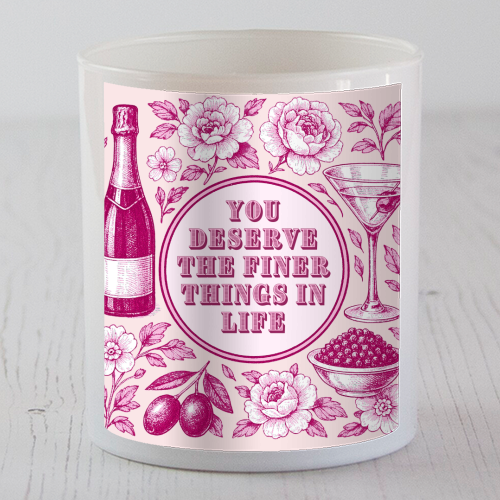 Finer Things - scented candle by Lilly Rose