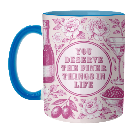 Finer Things - unique mug by Lilly Rose