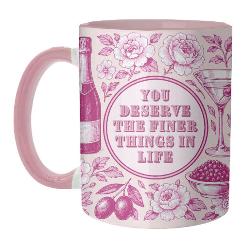 Finer Things - unique mug by Lilly Rose