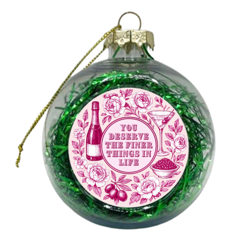 Finer Things - xmas bauble by Lilly Rose