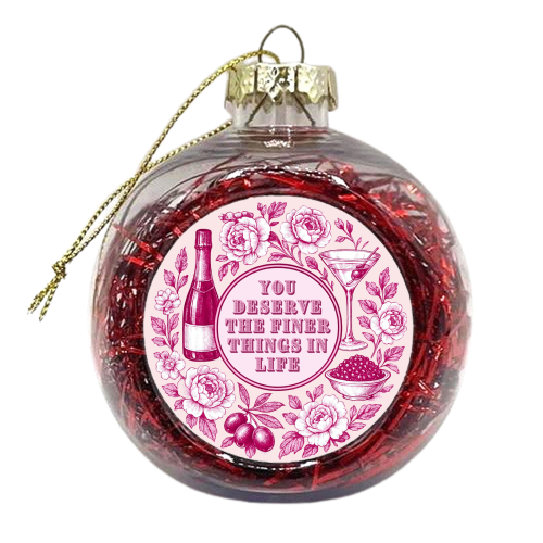 Finer Things - xmas bauble by Lilly Rose