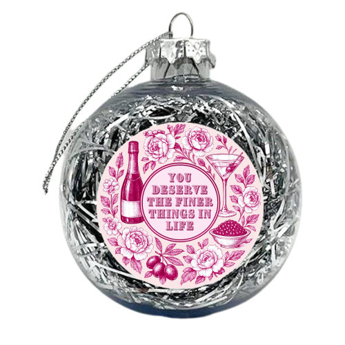 Finer Things - xmas bauble by Lilly Rose