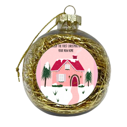 First Christmas - xmas bauble by Pink and Pip