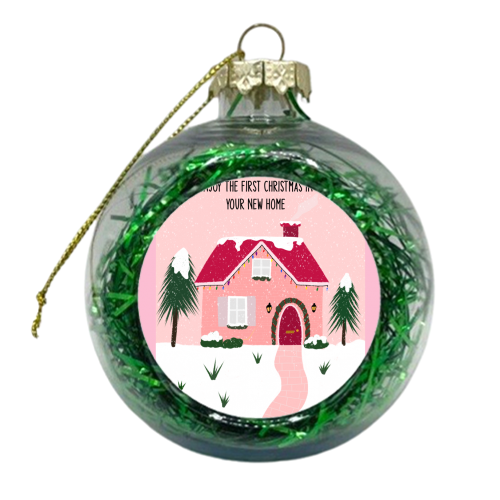 First Christmas - xmas bauble by Pink and Pip