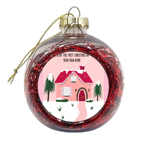 First Christmas - xmas bauble by Pink and Pip