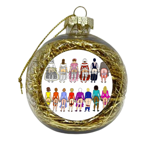 First Lady Butts - xmas bauble by Notsniw Art