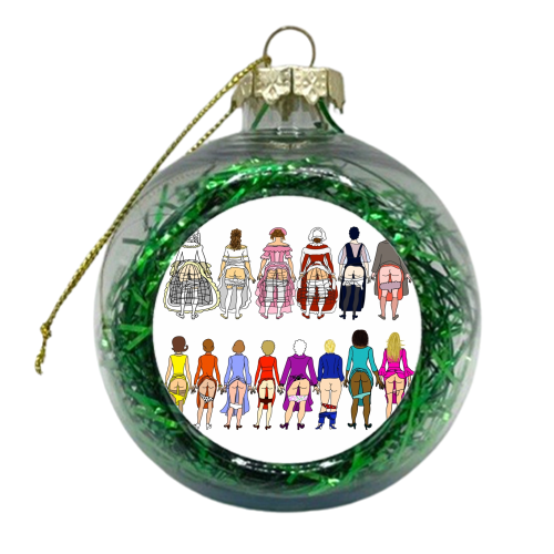 First Lady Butts - xmas bauble by Notsniw Art