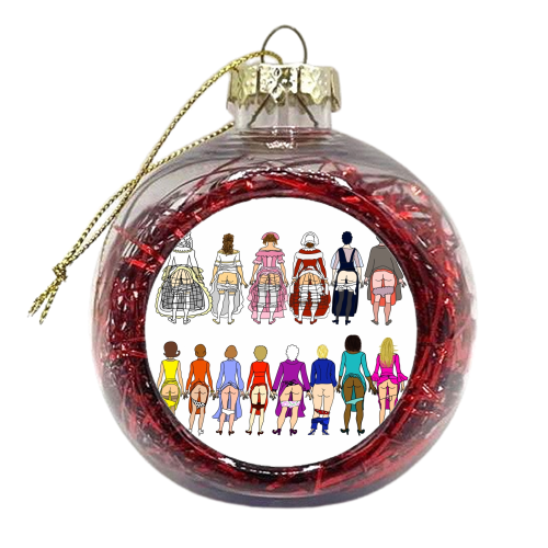 First Lady Butts - xmas bauble by Notsniw Art