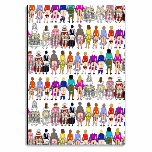 First Lady Butts - personalised A4, A5, A6 notebook by Notsniw Art