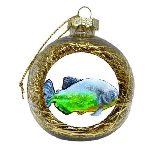 Fish - xmas bauble by Loren Harrison