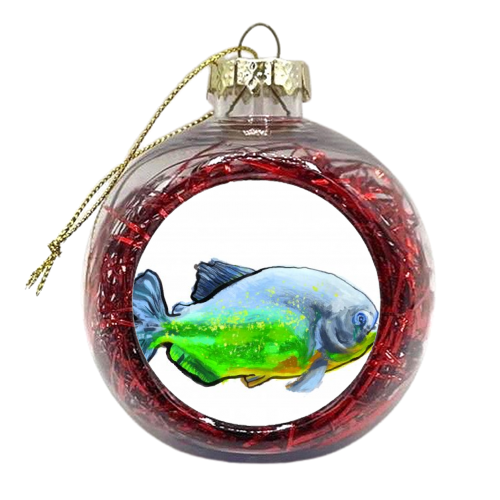 Fish - xmas bauble by Loren Harrison