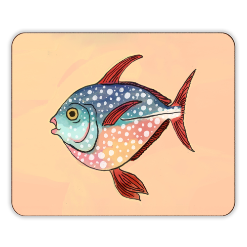 Fish Illustration - designer placemat by The Queer Store