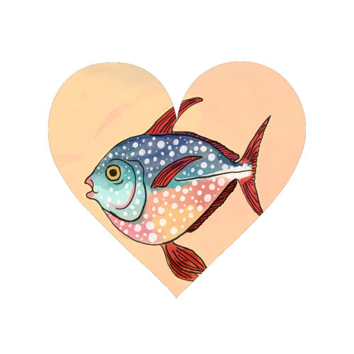 Fish Illustration - Magnet by The Queer Store