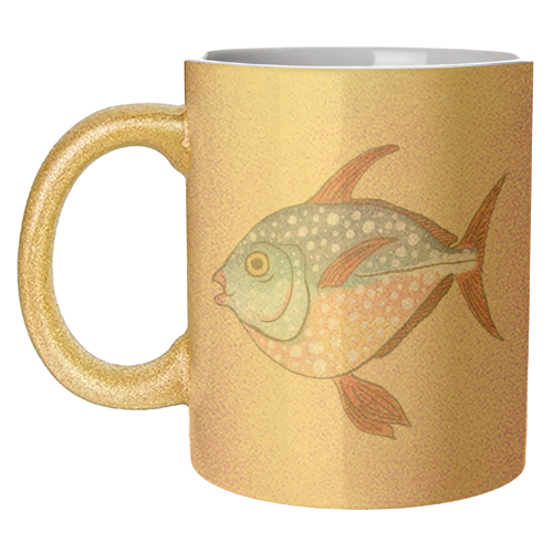 Fish Illustration - unique mug by The Queer Store