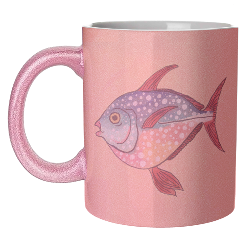 Fish Illustration - unique mug by The Queer Store