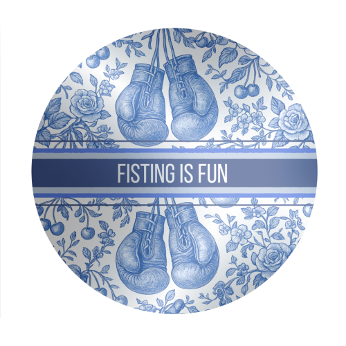 Fisting is fun - Circle Sticker by Lilly Rose