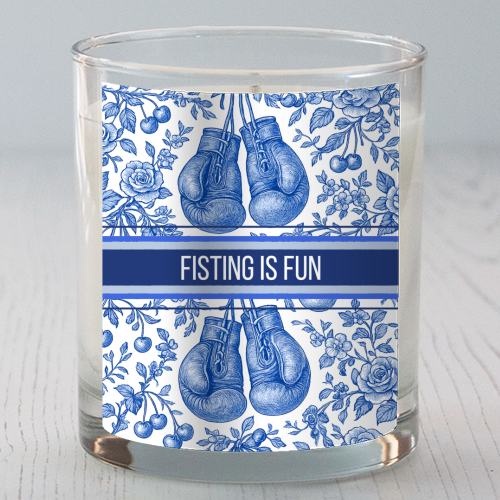 Fisting is fun - scented candle by Lilly Rose