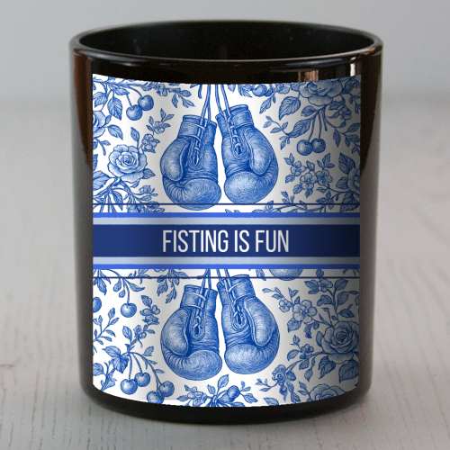 Fisting is fun - scented candle by Lilly Rose