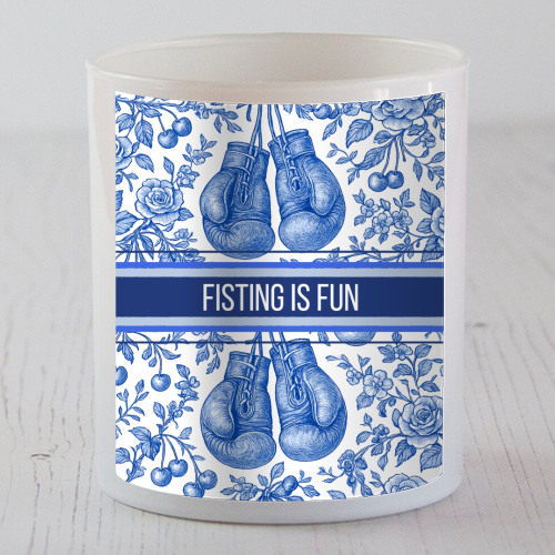 Fisting is fun - scented candle by Lilly Rose