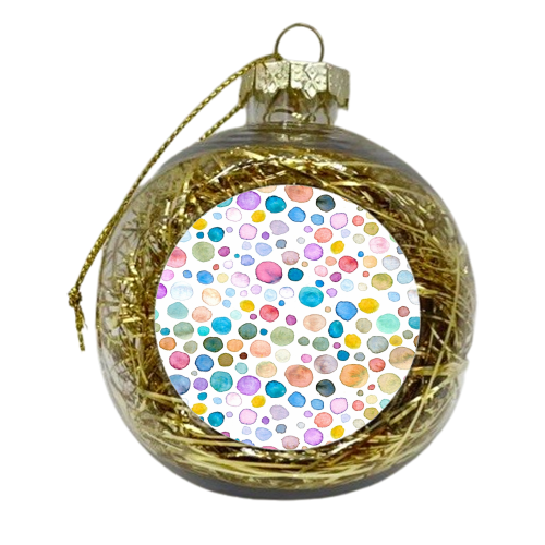 Fizz - xmas bauble by Angela Jane Johnston