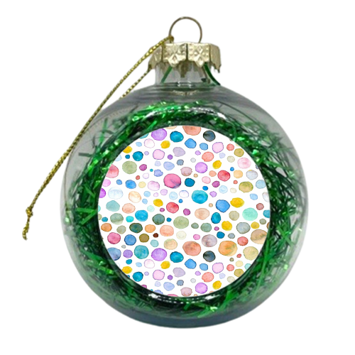 Fizz - xmas bauble by Angela Jane Johnston