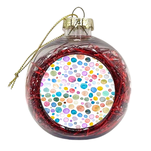 Fizz - xmas bauble by Angela Jane Johnston
