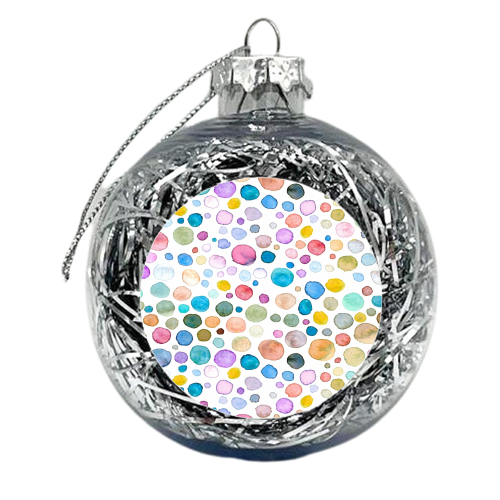 Fizz - xmas bauble by Angela Jane Johnston