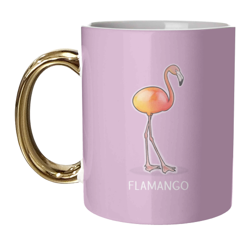 Flamango - unique mug by Carl Batterbee