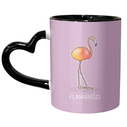 Flamango - unique mug by Carl Batterbee