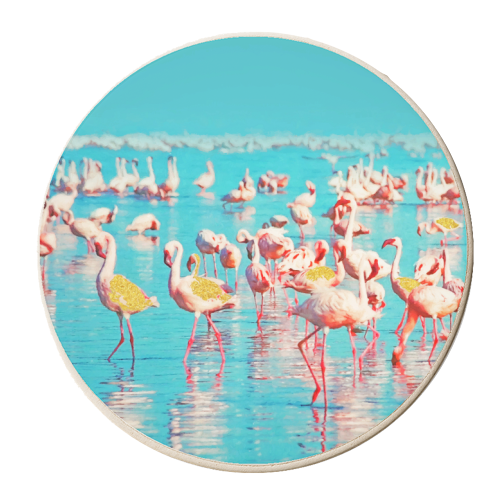 Flamboyance - personalised beer coaster by Uma Prabhakar Gokhale