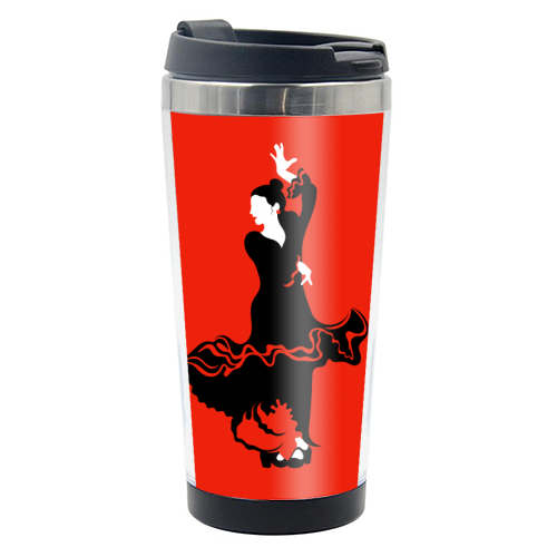 Flamenco Dancer - photo water bottle by Adam Regester