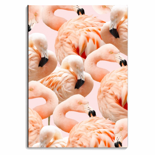 Flamingo Blush - personalised A4, A5, A6 notebook by Uma Prabhakar Gokhale