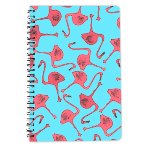 Flamingo - personalised A4, A5, A6 notebook by Yazmin Brooks