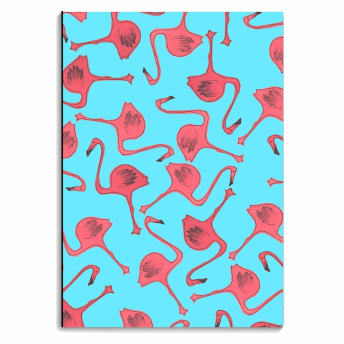 Flamingo - personalised A4, A5, A6 notebook by Yazmin Brooks