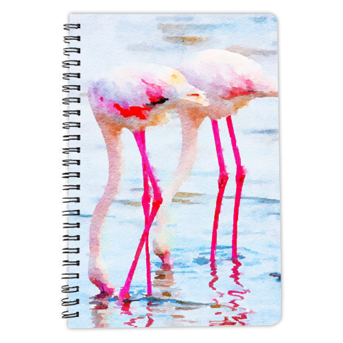 Flamingo Pink - personalised A4, A5, A6 notebook by Uma Prabhakar Gokhale