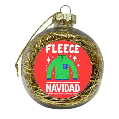 Fleece Navidad - xmas bauble by Matt Joyce
