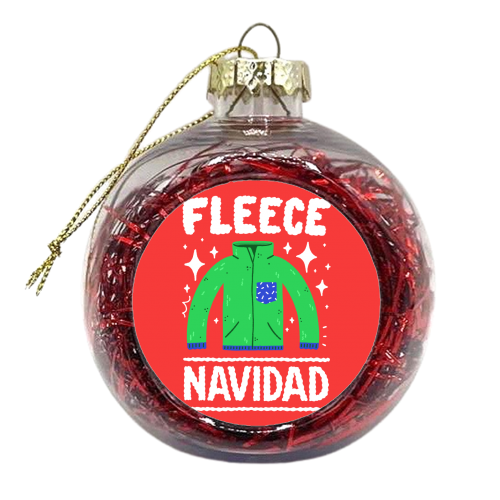 Fleece Navidad - xmas bauble by Matt Joyce